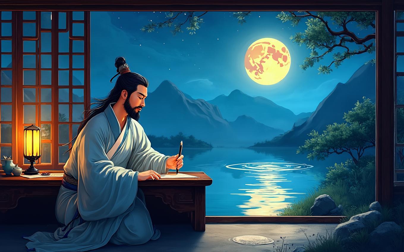 Analysis of a Classic Chinese Poem: 静夜思