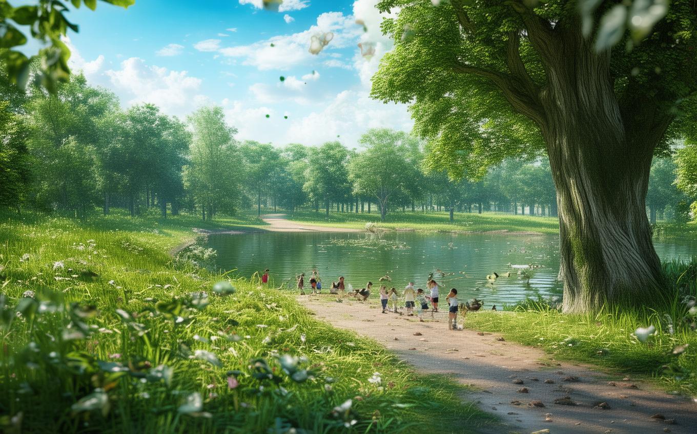 Learning Chinese Word: 公园