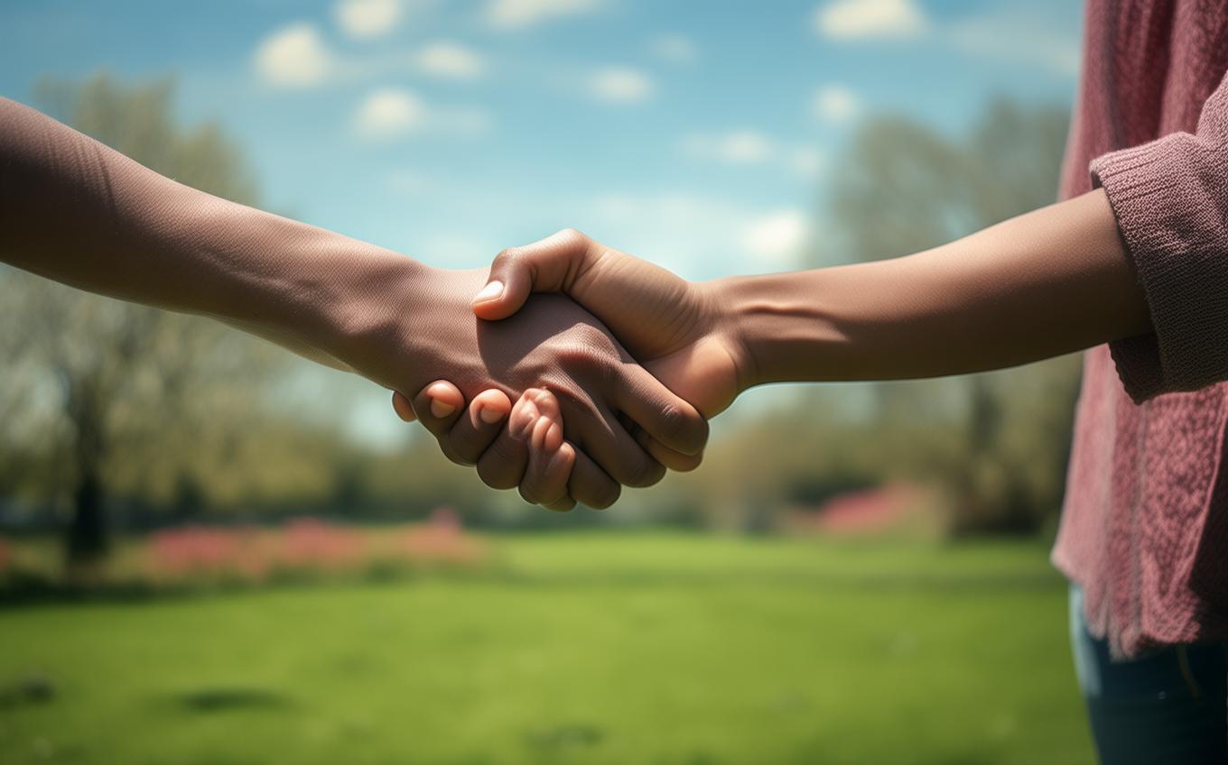 Learning Chinese Word: 握手