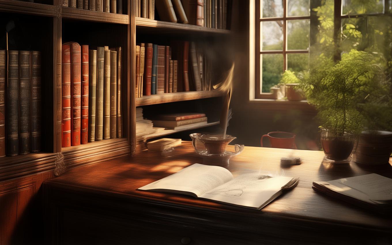 Learning Chinese Word: 书桌