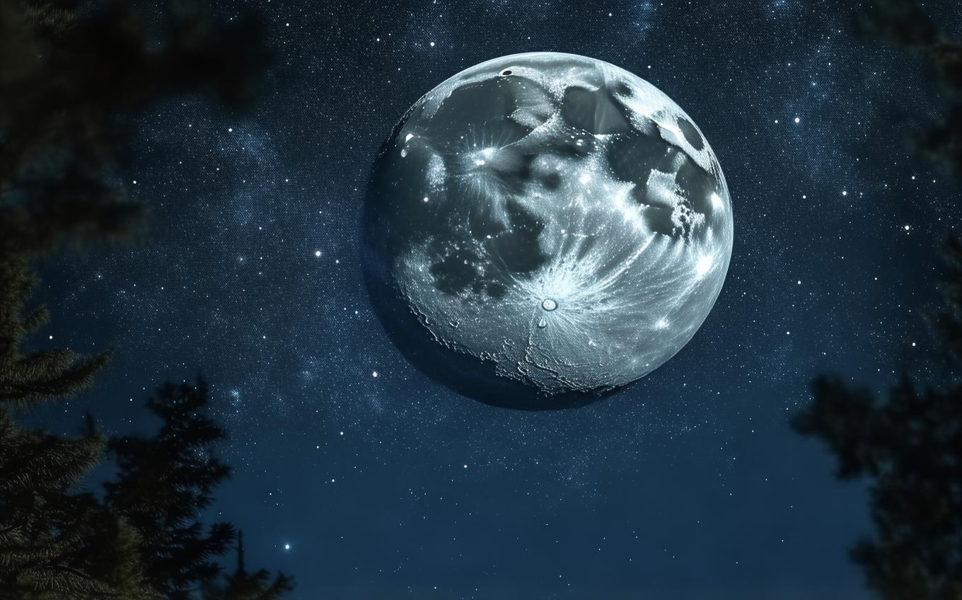 Learning Chinese Word: 月亮