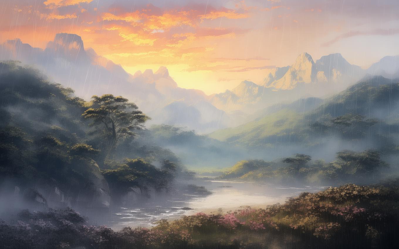 Analysis of a Classic Chinese Poem: 初晴落景