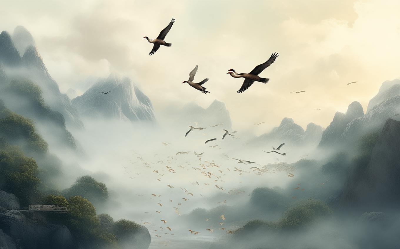 Analysis of a Classic Chinese Poem: 赋得早雁出云鸣