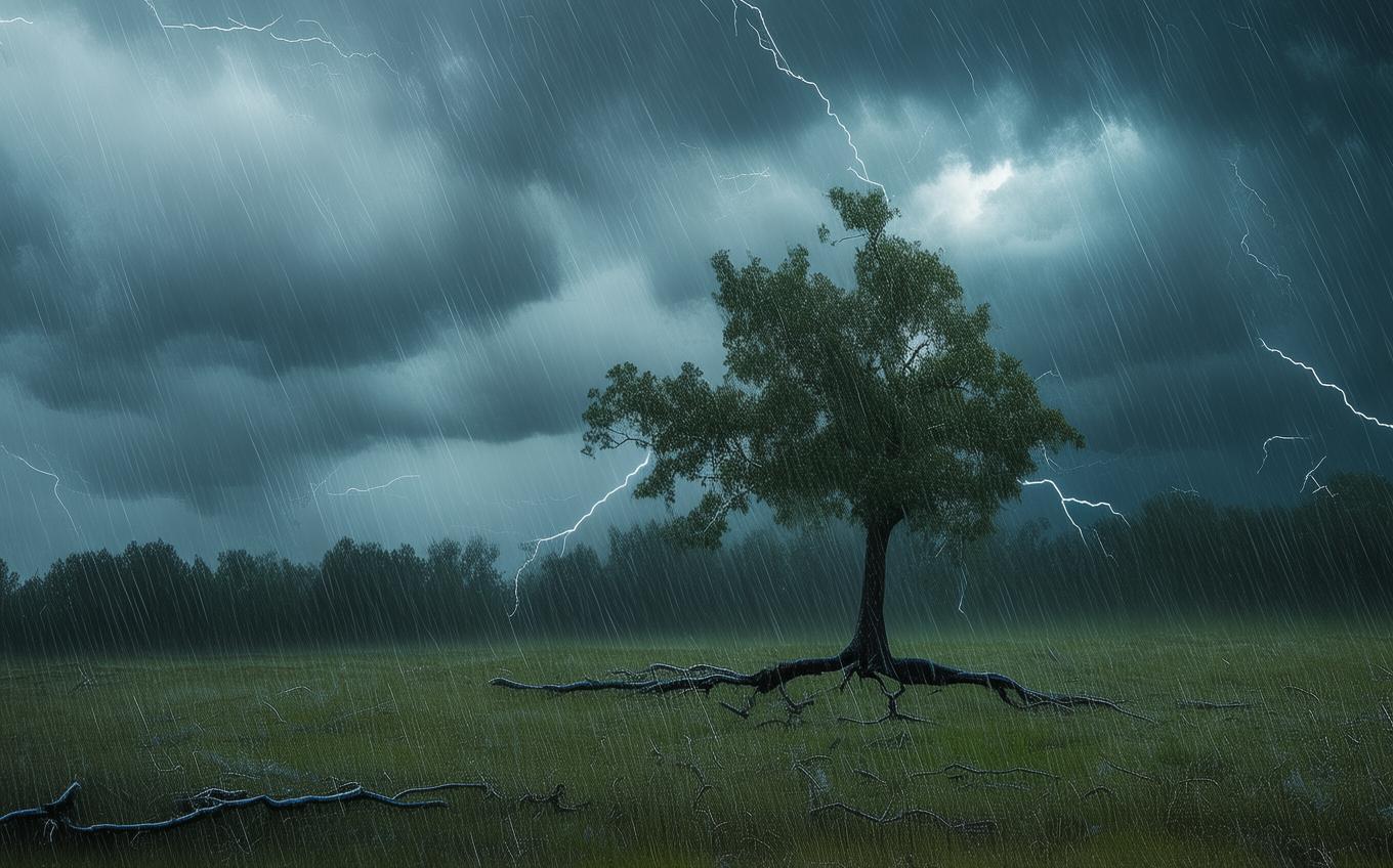 Learning Chinese Word: 暴风雨
