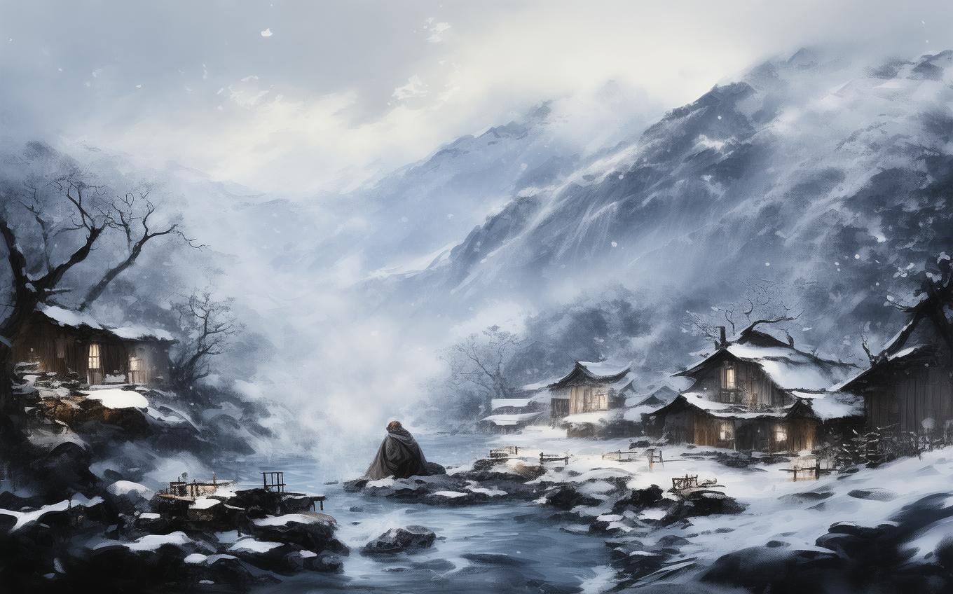 Analysis of a Classic Chinese Poem: 温汤对雪