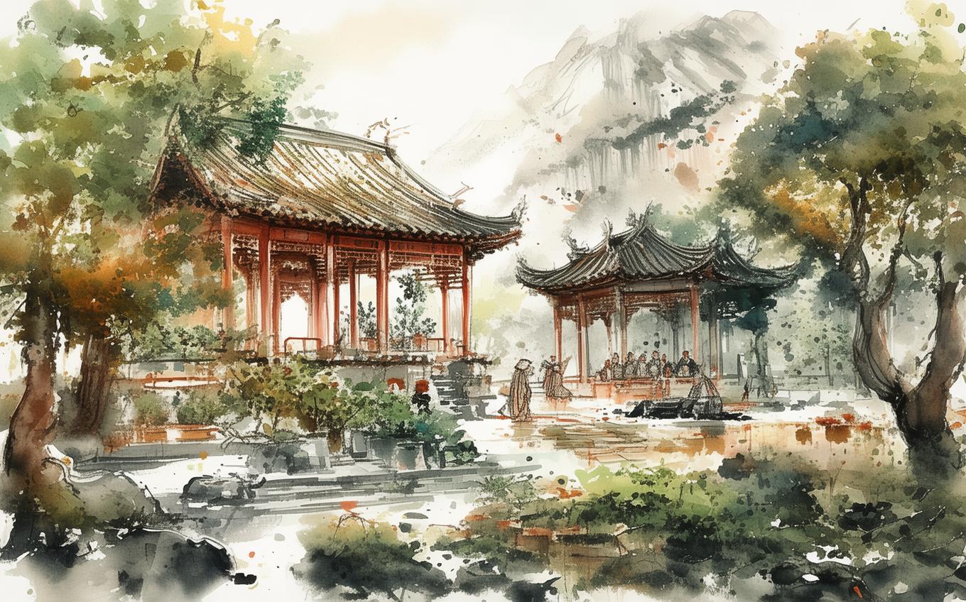 Analysis of a Classic Chinese Poem: 同二相已下群官乐游园宴