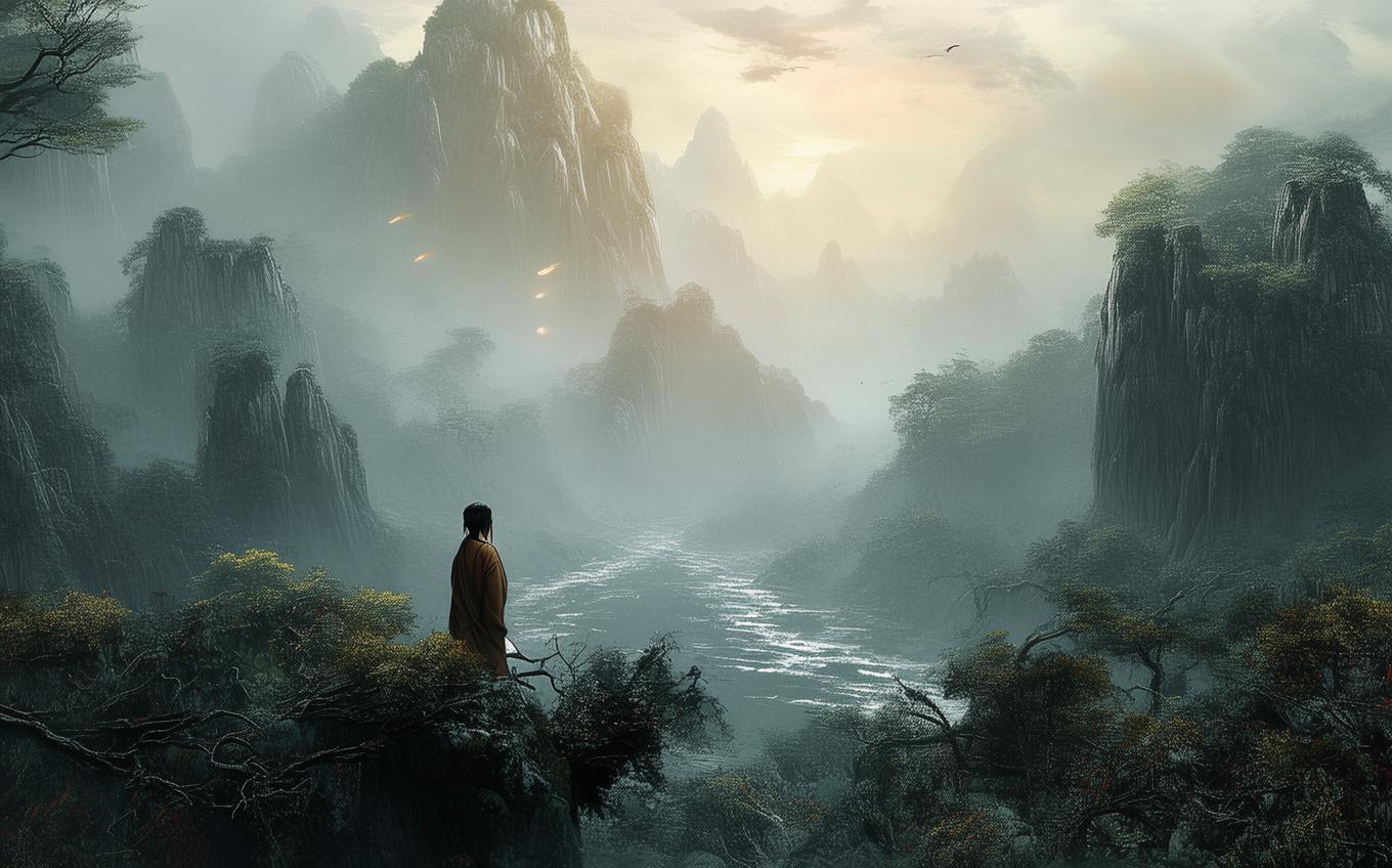 Analysis of a Classic Chinese Poem: 王屋山送道士司马承祯还天台