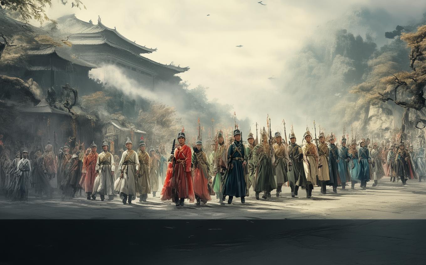 Analysis of a Classic Chinese Poem: 元日退朝观军仗归营