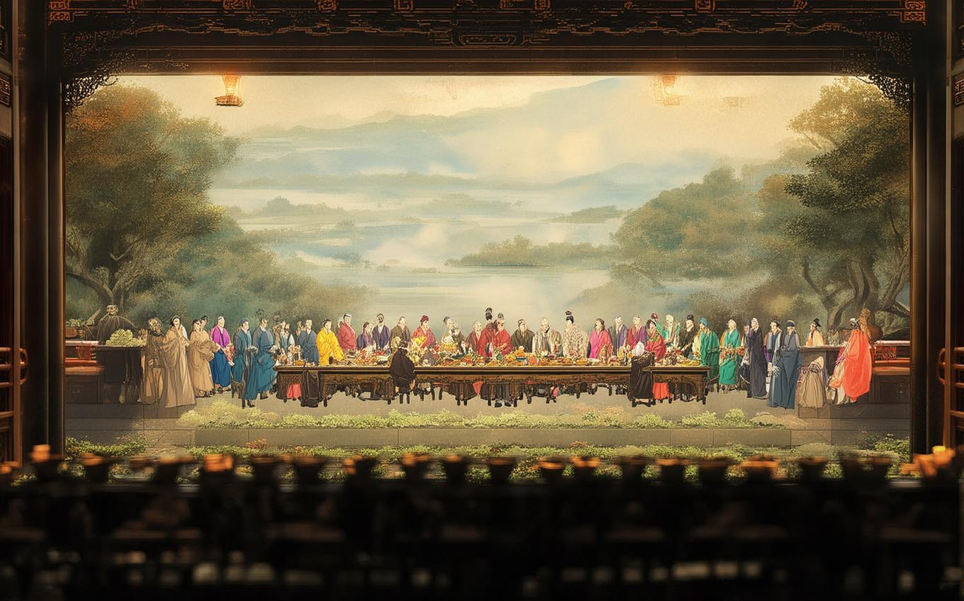 Analysis of a Classic Chinese Poem: 中和节赐群臣宴赋七韵