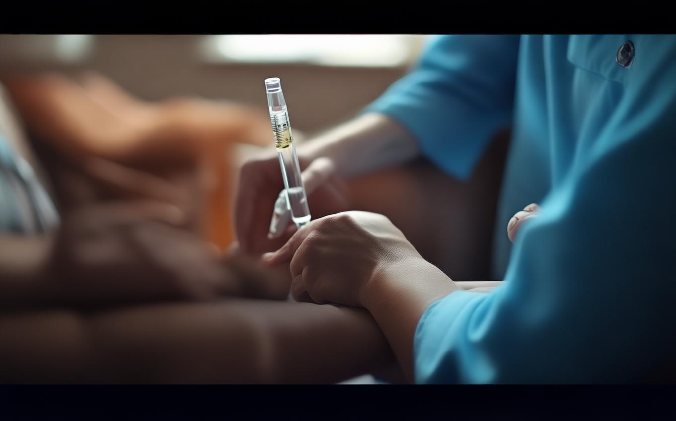 Learning Chinese Word: 打针