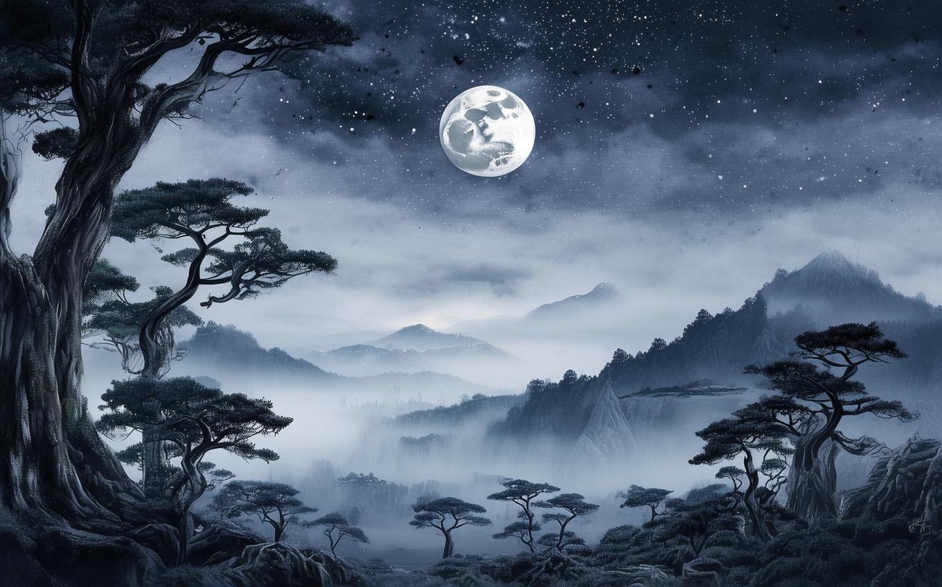 Analysis of "奉和望月应魏王教" by 褚亮 - Classical Chinese Poetry