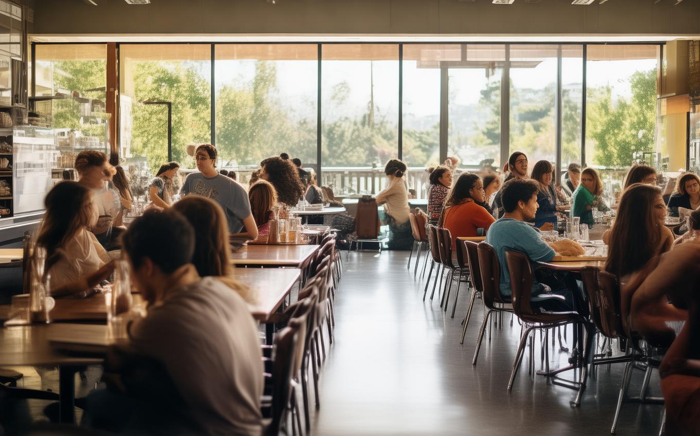 Learning Chinese Word: 食堂