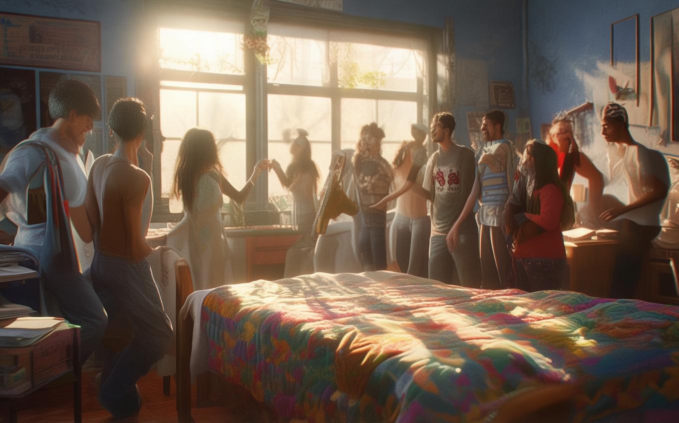 Learning Chinese Word: 宿舍