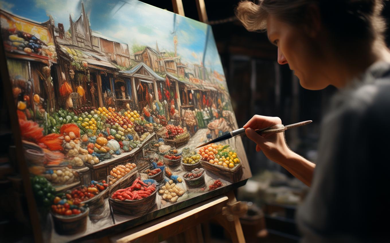 Learning Chinese Word: 绘画