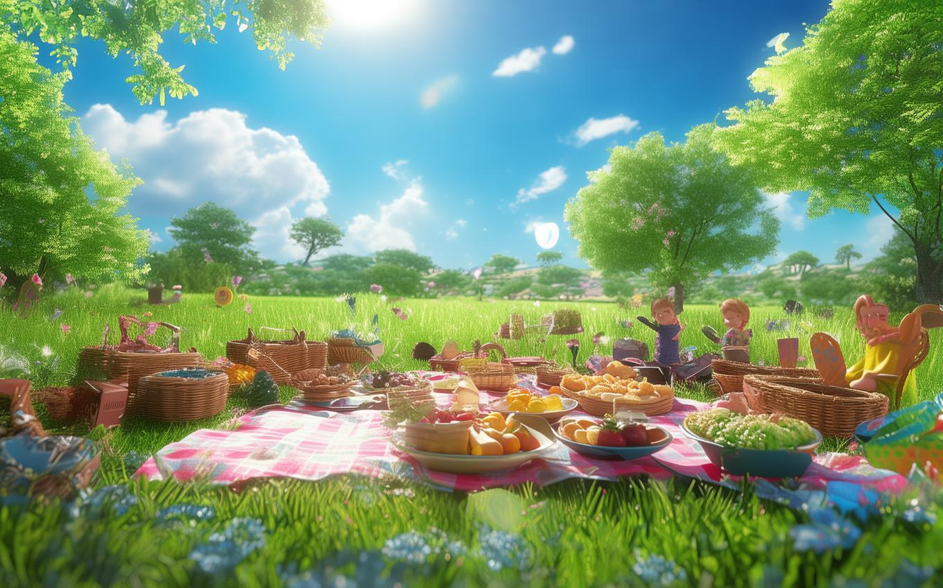 Learning Chinese Word: 野餐