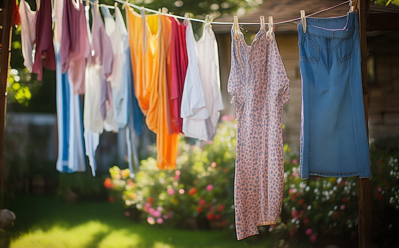 Learning Chinese Word: 晾衣